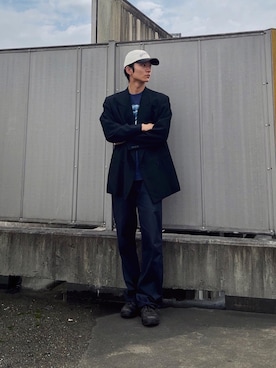 「Danner（ダナー）のアイテム（スニーカー）」を使った、Naokiさん（メンズ・179cm）の秋コーディネート