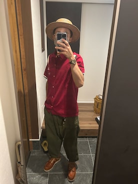 「レッドウィング」｜Reomaさん（メンズ・171cm）の夏コーディネート