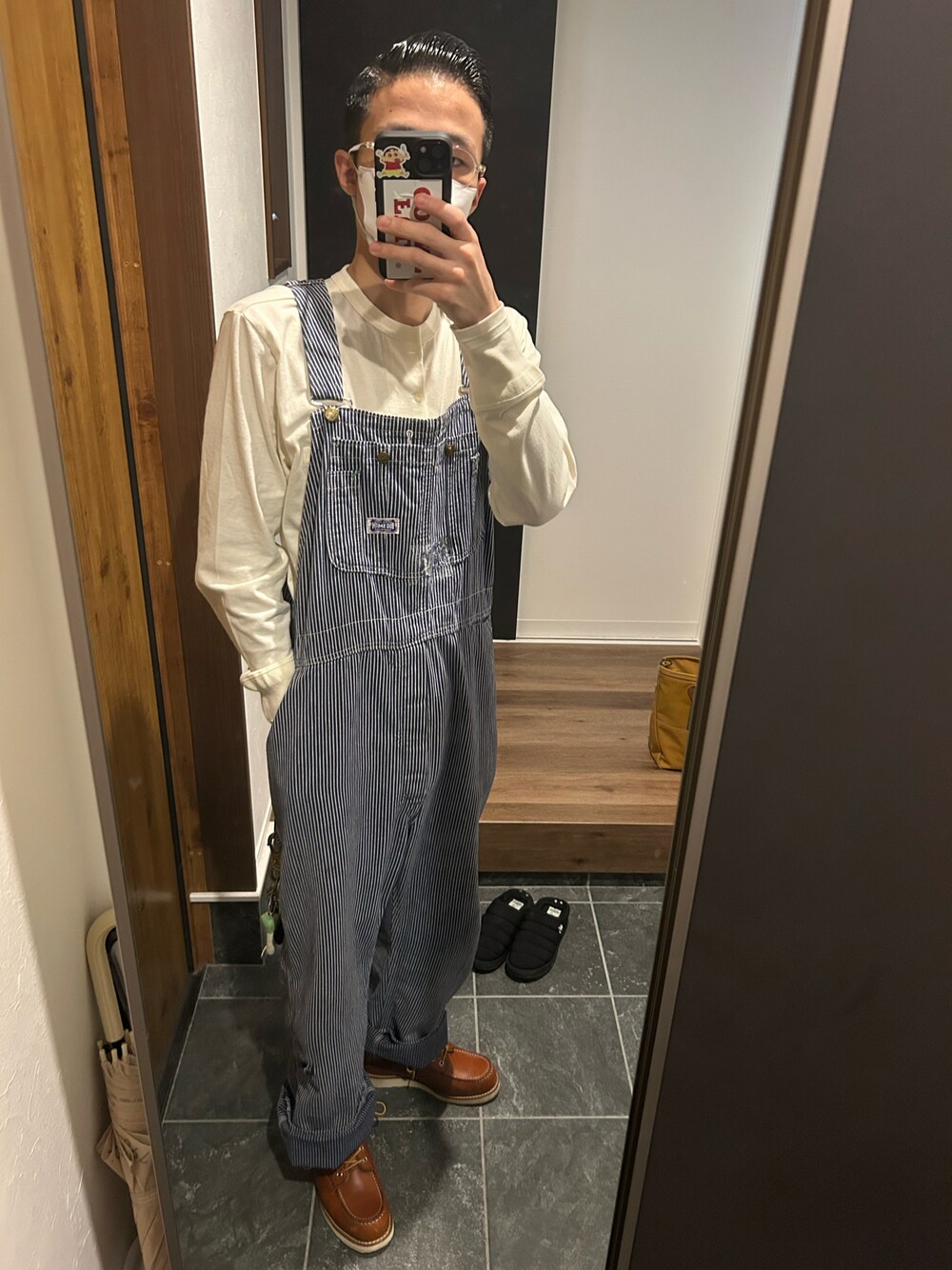 ヒッコリーオーバーオール」のメンズ人気ファッション