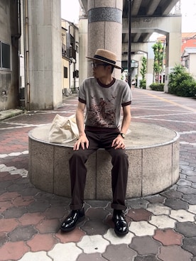 「Danner（ダナー）のアイテム」を使った、Reomaさん（メンズ・171cm）の春コーディネート