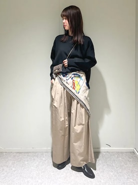 天本さん(レディース・165cm)の冬コーディネート