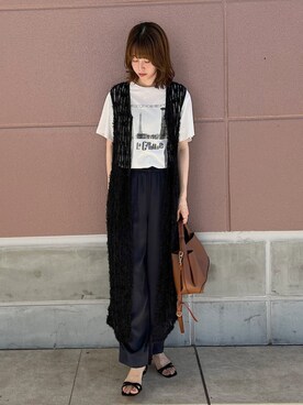 天本さん(レディース・165cm)の夏コーディネート