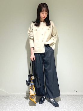 天本さん（レディース・165cm）の冬コーディネート