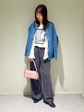 天本さん(レディース・165cm)の冬コーディネート