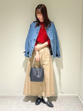 天本さん（レディース・165cm）の冬コーディネート