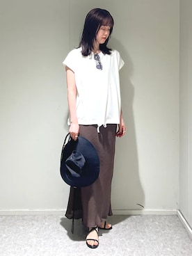 天本さん（レディース・165cm）の夏コーディネート