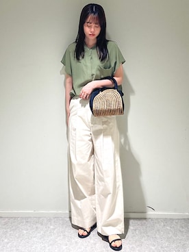 天本さん(レディース・165cm)の春コーディネート