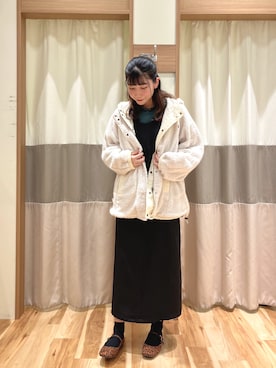 「Samansa Mos2 blue（サマンサモスモスブルー）のアイテム（ジャケット/アウター）」を使った、ym.さん（レディース・160cm）の秋コーディネート