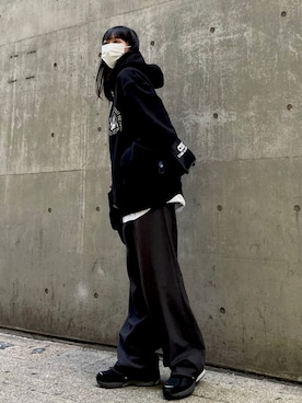 「CDG（シーディージー）のアイテム」を使った、pepinaさん（レディース・160cm）の秋コーディネート