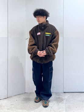 「XLARGE（エクストララージ）のアイテム（ブルゾン）」を使った、木村　拓海さん（メンズ・173cm）の冬コーディネート
