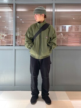 「XLARGE（エクストララージ）のアイテム（ナイロンジャケット）」を使った、木村　拓海さん（メンズ・173cm）の秋コーディネート