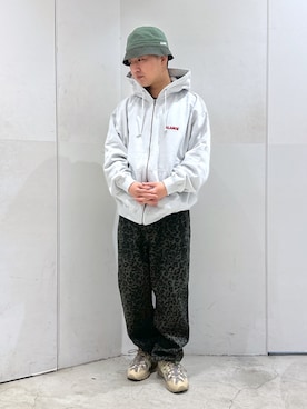 「XLARGE（エクストララージ）のアイテム（帽子）」を使った、木村　拓海さん（メンズ・173cm）の冬コーディネート