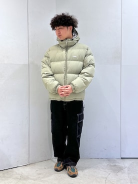 「XLARGE（エクストララージ）のアイテム（ダウンジャケット/コート）」を使った、木村　拓海さん（メンズ・173cm）の冬コーディネート