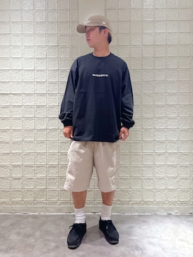 「SILAS（サイラス）のアイテム（帽子）」を使った、木村　拓海さん（メンズ・173cm）の夏コーディネート