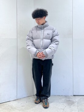 「XLARGE（エクストララージ）のアイテム（ダウンジャケット/コート）」を使った、木村　拓海さん（メンズ・173cm）の秋コーディネート