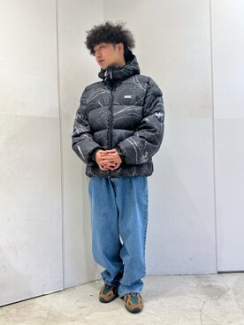 「XLARGE（エクストララージ）のアイテム（ダウンジャケット/コート）」を使った、木村　拓海さん（メンズ・173cm）の冬コーディネート