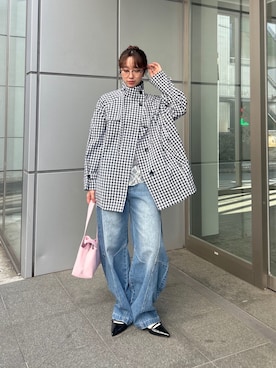 小南優歩さん（レディース・163cm）の冬コーディネート