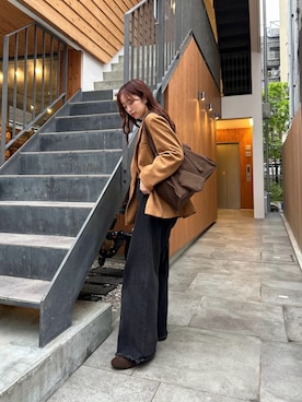 小南優歩さん（レディース・163cm）の秋コーディネート