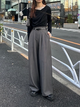 小南優歩さん（レディース・163cm）の冬コーディネート