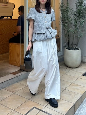小南優歩さん(レディース・163cm)の夏コーディネート