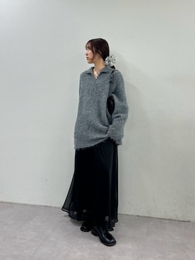 小南優歩さん（骨格ウェーブ・レディース・163cm）の秋コーディネート