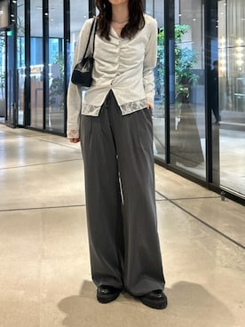 小南優歩さん(レディース・163cm)の冬コーディネート