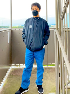 「STUSSY（ステューシー）のアイテム（ナイロンジャケット）」を使った、shota793さん（メンズ・168cm）の秋コーディネート