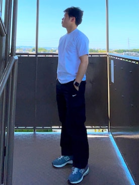 「NIKE(ナイキ)のアイテム(カーゴパンツ)」を使った、shota793さん(メンズ・168cm)の春コーディネート