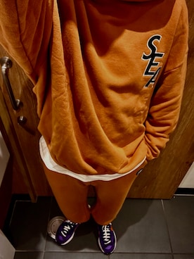 「アイテム（スウェットパンツ）」を使った、maco9253453さん（メンズ・165cm）の秋コーディネート