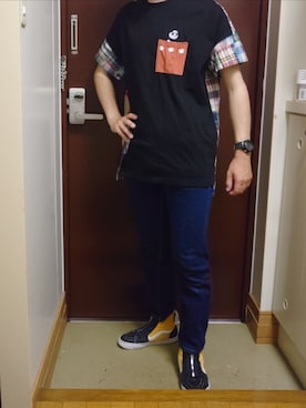 「PANDIESTA（パンディエスタ）のアイテム」を使った、ぬのめ　かずさん（メンズ・167cm）の夏コーディネート