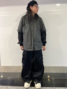 「Needles（ニードルス）のアイテム」を使った、Reset🇹🇼さん（メンズ・178cm）の冬コーディネート