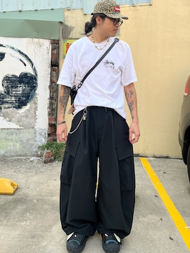 「Supreme （シュプリーム）のアイテム」を使った、Reset🇹🇼さん（メンズ・178cm）の春コーディネート