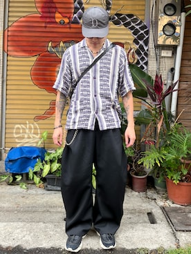 「KAMIYA（カミヤ）のアイテム」を使った、Reset🇹🇼さん（メンズ・178cm）の春コーディネート