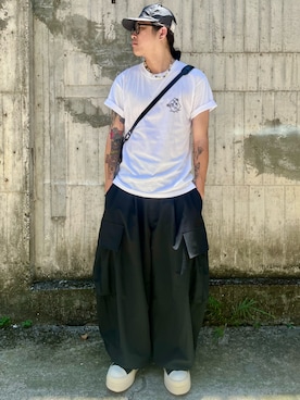 「Rick Owens（リックオウエンス）のアイテム」を使った、Reset🇹🇼さん（メンズ・178cm）の春コーディネート