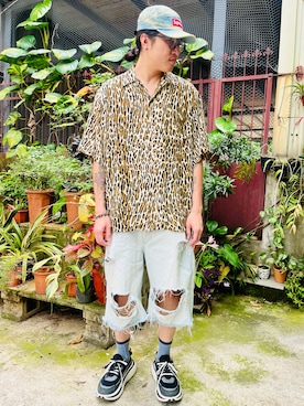 「Supreme （シュプリーム）のアイテム（帽子）」を使った、Reset🇹🇼さん（メンズ・178cm）の春コーディネート