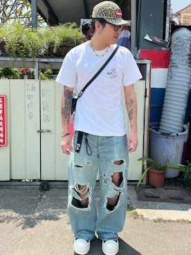 「Lee（リー）のアイテム」を使った、Reset🇹🇼さん（メンズ・178cm）の春コーディネート