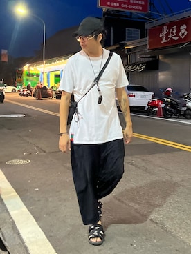 「VISVIM（ビズビム）のアイテム（トップス）」を使った、Reset🇹🇼さん（メンズ・178cm）の夏コーディネート