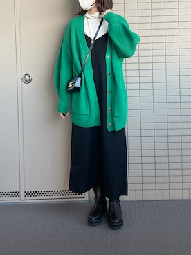 「セリーヌ」｜「アイテム（ワンピース/ドレス）」を使った、canata*さん（レディース・161cm）の秋コーディネート