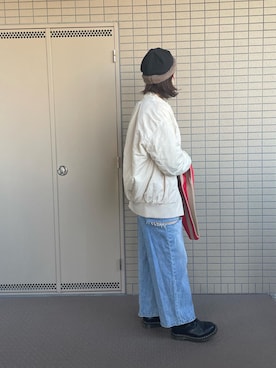 「FUNALIVE（ファンアライブ）のアイテム（帽子）」を使った、canata*さん（レディース・161cm）の秋コーディネート