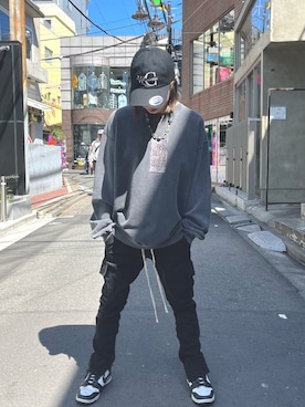 「BlackEyePatch（ブラックアイパッチ）のアイテム」を使った、Momoka Imaiさん（レディース・152cm）の春コーディネート