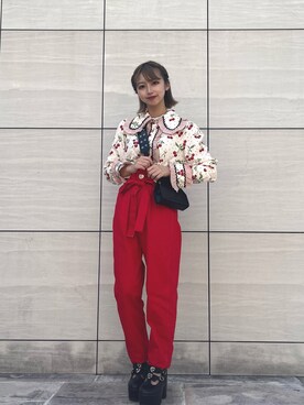 Momoka Imaiさん（レディース・152cm）の秋コーディネート