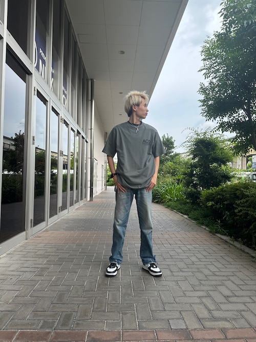 《CROSSOVER》LINE T-SHIRT / クロスオーバー ライン Tシャツ / AVIREX / アヴィレックス