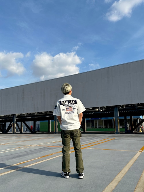 COOLMAX NAS JAX SHORTSLEEVE SHIRT / クールマックス NAS JAX ショートスリーブ シャツ / AVIREX / アヴィレックス
