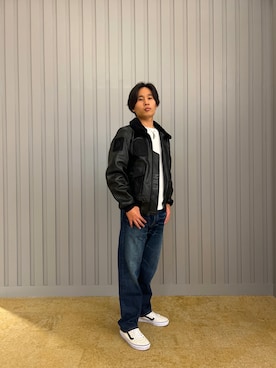 AOKIさん（メンズ・172cm）の秋コーディネート