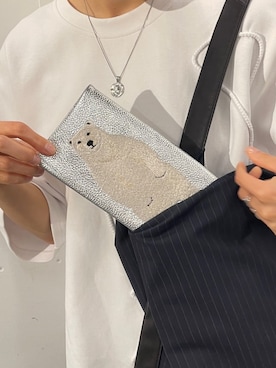 「ear PAPILLONNER（イアパピヨネ）のアイテム」を使った、earnolemonさん（レディース・163cm）の夏コーディネート