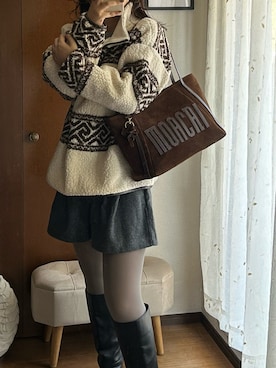 「しまむら（シマムラ）のアイテム（トップス）」を使った、chikuri3chanさん（レディース・163cm）の秋コーディネート