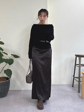 「アイテム（スカート）」を使った、mamifujiiさん（レディース・158cm）の夏コーディネート