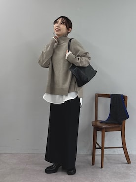 mamifujiiさん（骨格ストレート・レディース・158cm）の秋コーディネート