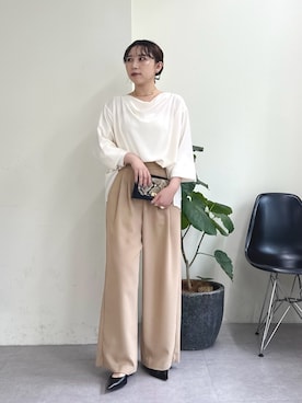 「キレイめコーデ」｜「アイテム（ブーツ）」を使った、mamifujiiさん（レディース・158cm）の夏コーディネート