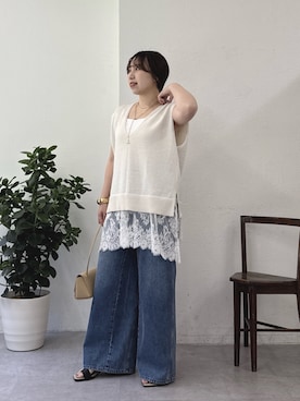 GALLARDAGALANTE（ガリャルダガランテ）の「ウールカシミヤVネック
